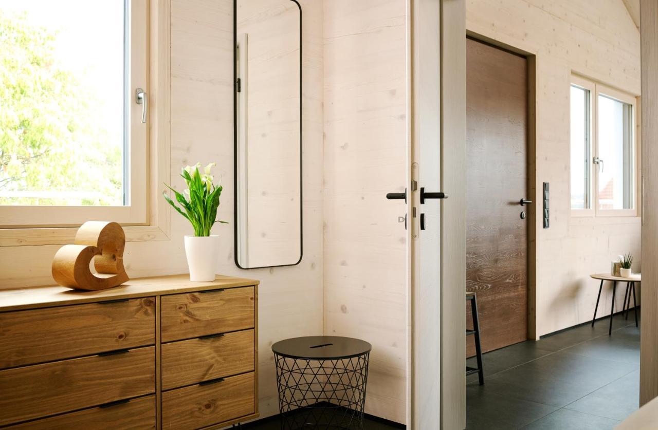 Ferienwohnung Holzgenuss Lehrberg Exteriör bild